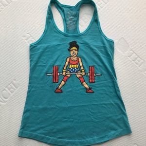 Wonder Woman Deadlifter Flowy Tank